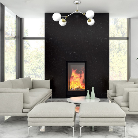 Lampa Sufitowa JOY Biała Złota 4xE14 Milagro