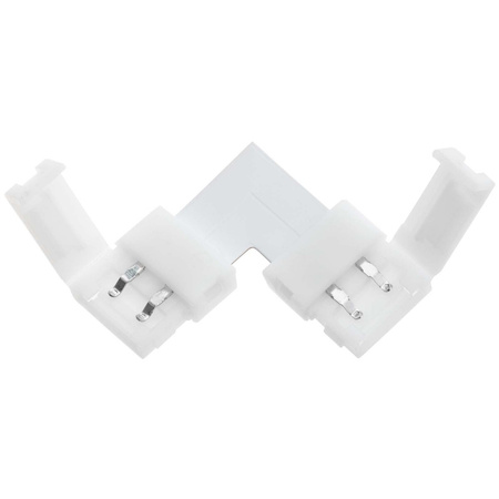 Złączka kątowa do taśmy LED 2PIN zatrzask 10mm