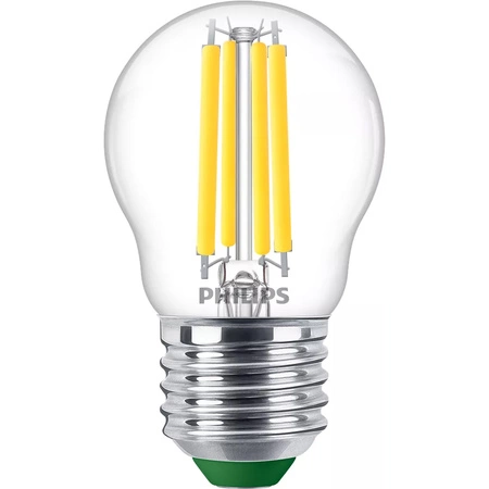 Żarówka LED E27 Kulka P45 2.3W = 40W 485lm 210lm/W 4000K Neutralna 300° KLASA A UltraEfficient Philips