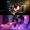 2x Żarówka LED E27 A60 8W = 60W 806lm 2200-6500K CCT + RGB SMART Inteligentna Bluetooth ZigBee White and Color Ambiance + Mostek Bridge Zestaw Startowy Philips HUE Essential