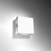 Lampa Sufitowa Plafon E27 Kwadratowa Szara Minimalistyczna Horus Sollux