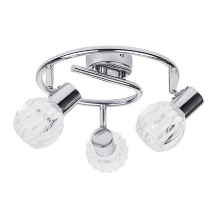 Lampa Sufitowa Punktowa Reflektor Spot 3x E14 Chrom Nowoczesny Lauren 6093 Rabalux