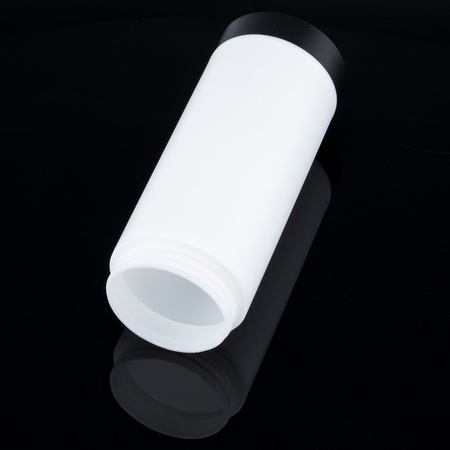 Kinkiet Ogrodowy Elewacyjny E27 SKOŚNY SŁUPEK Tuba Czarna