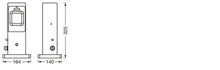 Gniazdo Zewnętrzne Terminal Wzmacniacz 2 Inteligentne Gniazda EU W lm IP44 SMART+ WiFi Terminal Ledvance