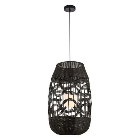 Lampa Wisząca Sufitowa ARONA Czarna 1xG9 fi 400 Milagro