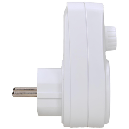 Ściemniacz z Gniazdem Sieciowym i Uziemieniem 280W Regulator Obrotów Mocy OR-AE-13114 ORNO