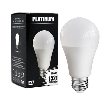 Żarówka LED E27 A60 15W = 100W 1521lm 3000K Ciepła 160° GOLDLUX (Polux)