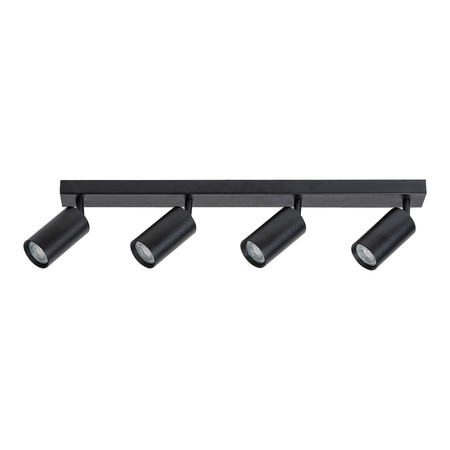 Lampa Sufitowa Oprawa Halogenowa Punktowa Reflektor Spot GU10 Czarny Minimalistyczny Solo Rabalux