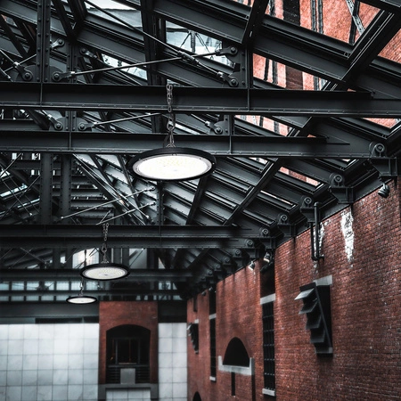 Lampa Oprawa LED High-Bay 100W 10000lm 5000K Neutralny 90° IP65 IK07 mAh Wisząca Czarna VIDEX