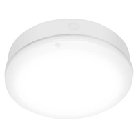 Lampa Zewnętrzna Sufitowa i Ścienna Kinkiet Elewacyjny LED 10W 800lm 4000K IP65 Biały Surface Bulkhead Ledvance