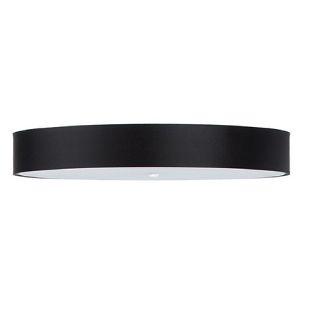 Lampa Sufitowa Plafon 6x E27 Oprawa Natynkowa Geometryczna Czarna Minimalistyczna Skala Sollux