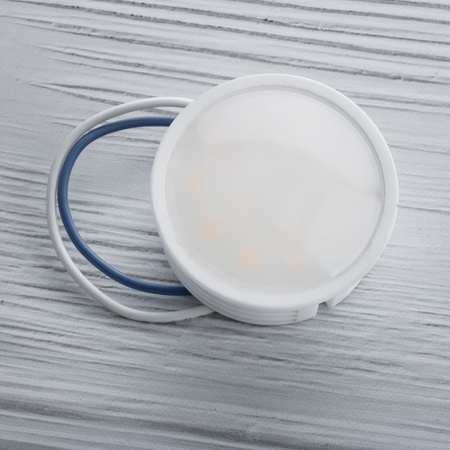 Oprawa Natynkowa HALOGENOWA Aluminiowa Chrom SPOT TUBA 5cm + Wkład LED 7W 4000K Lumiled