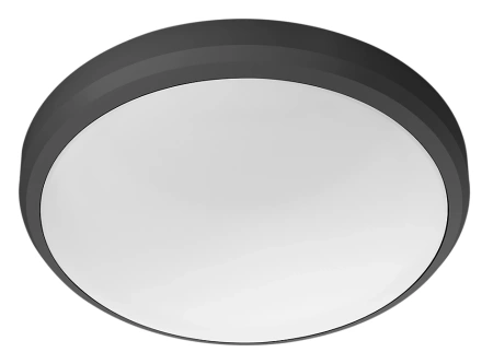 Lampa Ogrodowa Plafon LED 6W 600lm 4000K IP54 Wodoodporna Czarna Doris Philips