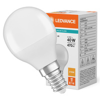 Żarówka LED P45 E14 4.9W = 40W 470lm 2700K Ciepła Biała LEDVANCE