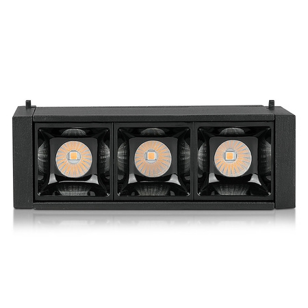 Reflektor szynowy LED 3x1W 4000K Czarny system magnetyczny SMD IP20 24V VT-4143 V-TAC