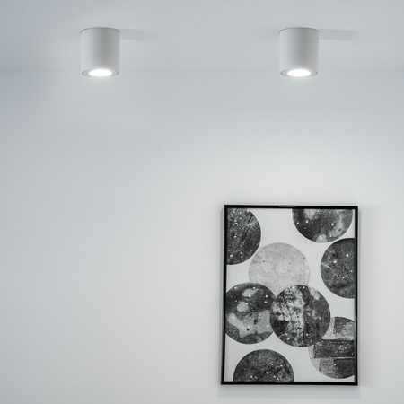 Oprawa Natynkowa HALOGENOWA Spot Tuba Stała EGIO GU10 LUMILED Okrągła IP44 Hermetyczna Biała 83mm