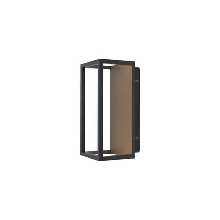 Lampa Ogrodowa Zewnętrzna Kinkiet Elewacyjny Oprawa Natynkowa LED 7W 210lm 3000K Ciepła Grafitowa Wodoodporna IP54 Nowoczesna SYMMETRY 8176 Nowodvorski