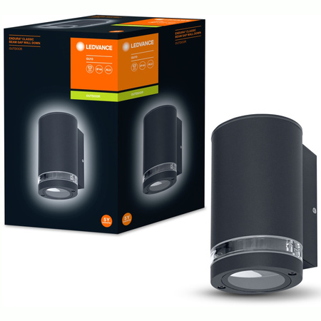 Lampa Ogrodowa Zewnętrzna Kinkiet Elewacyjny LED GU10 IP44 Szary Endura Ledvance