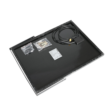 Lampa Naświetlacz LED Solarny 35W 3740lm 5000K Neutralna 90° 9.6V IP65 IK07 Natynkowy Szary VIDEX