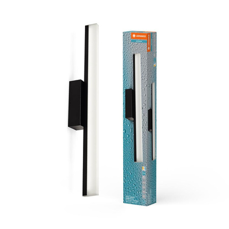 Lampa Łazienkowa LED Kinkiet Nad Lustro Ściemnialny 10W 950lm CCT Czarny IP44 60cm Obris Ledvance