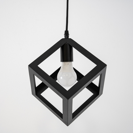 Lampa wisząca TALUS geometryczna kwadrat ZWIS do LED 1x E27 LUMILED