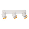 Lampa Sufitowa ANDY 3xGU10 Biały Złoty Milagro