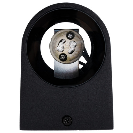 Kinkiet Ogrodowy Elewacyjny Lampa Zewnętrzna 2xGU10 ALLIUM Czarna LUMILED