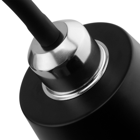 Lampa Stojąca Podłogowa Stołowa LED E27 Czarna z Regulacją Wysokości Kalso Lumiled