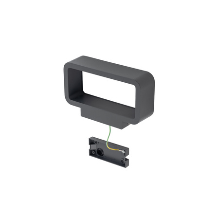 Lampa Ogrodowa Zewnętrzna Kinkiet Elewacyjny Oprawa Natynkowa LED 6W 240lm 3000K Ciepła Grafitowa Wodoodporna IP54 Nowoczesna MUNO 6776 Nowodvorski