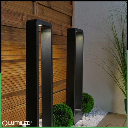 Lampa Ogrodowa Słupek Zewnętrzny Stojący LED 10W ERICA 60cm LUMILED