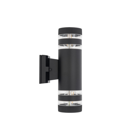 Lampa Ogrodowa Zewnętrzna Kinkiet Elewacyjny Oprawa Natynkowa E27 Czarna Wodoodporna IP54 Nowoczesna SIERRA 4422 Nowodvorski