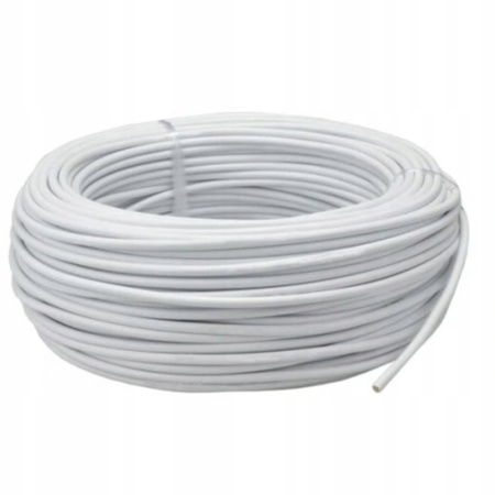 Przewód Kabel OWY H05VV-F 300/500V 5x4mm Biały 1m ELEKTROKABEL