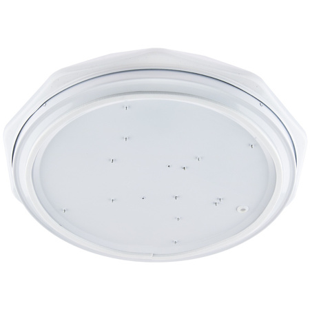 Plafon LED sufitowy łazienkowy 24W 3000-6500K Biały Okrągły Diament 39cm + Pilot