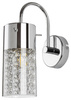Kinkiet Ścienny Lampa Łazienkowa LED E14 IP44 Chrom Klasyczny Niagara 2194 Rabalux