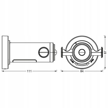Wieszak na Ręcznik LED Haczyk Uchwyt z Czujnikiem Ruchu LEDVANCE