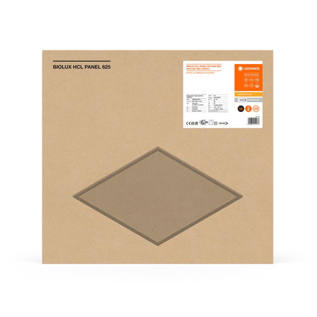 Panel LED Oprawa Biurowa Lampa Sufitowa 40W 4600lm 2700K - 6500K CCT Ściemnialna Podtynkowa Biały 62x62cm UGR19 Biolux Hcl Ledvance