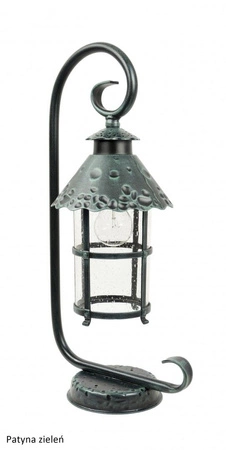 Lampa Ogrodowa Zewnętrzna Stojąca SŁUPEK Toledo K 4011/1/R E27 54cm Su-Ma