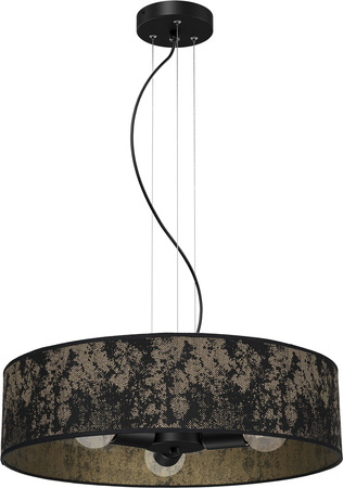 Lampa Wisząca Sufitowa SATINO Złota 3xE27 Milagro