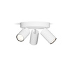 Lampa Sufitowa Reflektor 3x GU10 IP44 Biała Kosipo Philips