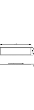 Panel LED 120x30 36W 3300lm 2700K SceneSwitch Biała Touch Philips