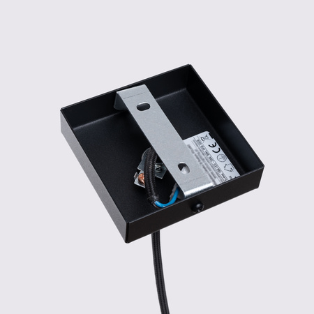 Lampa Wisząca Sufitowa Zwis Tuba Spot 1x GU10 Czarna Karbon Deep Space SL.1573 Sollux