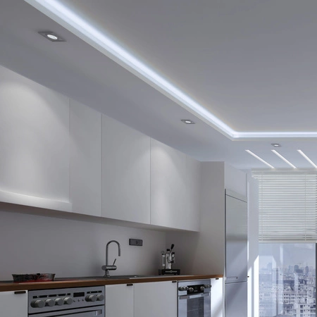 Taśma LED Pasek 12V 10W 300LED 2835 Zimna 8mm 5m