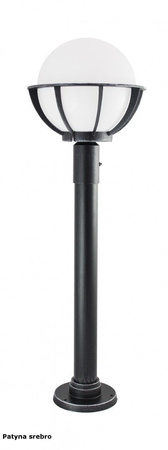 Lampa Ogrodowa Zewnętrzna Stojąca SŁUPEK Kule z koszykiem 250 K 5002/2/KPO 250 E27 90cm Su-Ma