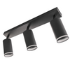 Lampa Listwa Oprawa Sufitowo-Ścienna LED PARIS 3 x GU10 Czarny GOLDLUX (Polux)