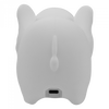 Lampka Nocna Dziecięca LED 1W 3000K Ciepła + Wielokolorowa RGB Akumulatorowa 500mAh Biała SŁOŃ MARY'S