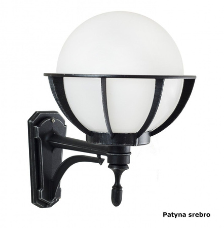 Lampa Ogrodowa Zewnętrzna Elewacyjna KINKIET LED Kule z koszykiem 250 K 3012/1/KPO 250 U E27 Su-Ma