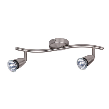 Lampa Sufitowa Oprawa Halogenowa Punktowa Reflektor Spot 2x GU10 Chrom Klasyczny Norman 5992 Rabalux