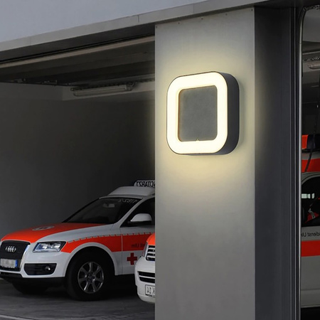 Kinkiet Ogrodowy Elewacyjny Lampa Zewnętrzna LED 12W 4000K IP54 LUPUS