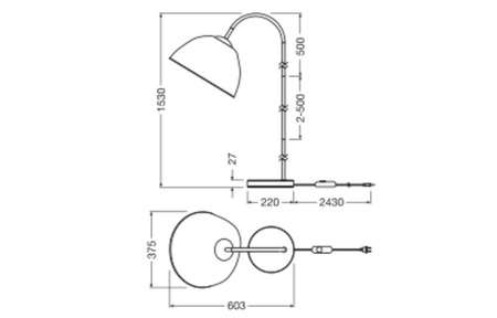 Lampa Podłogowa Oprawa Stojąca Dekoracyjna E27 Biały Ściemnialna Decor Ledvance
