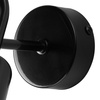 Lampa Ścienna Kinkiet CAMILLA E27 Czarny Loftowy KM-1.79 Lamkur